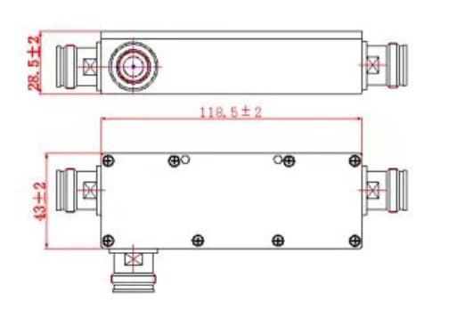 Directional Coupler 7db 4.3-10 (700-3800MHz)