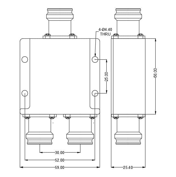 PicoCoupler 1/2 (4.3-10F, 700-3800MHz)