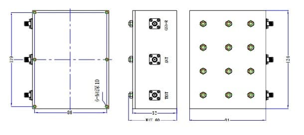 Диплексер LDX-795/910-Q6S
