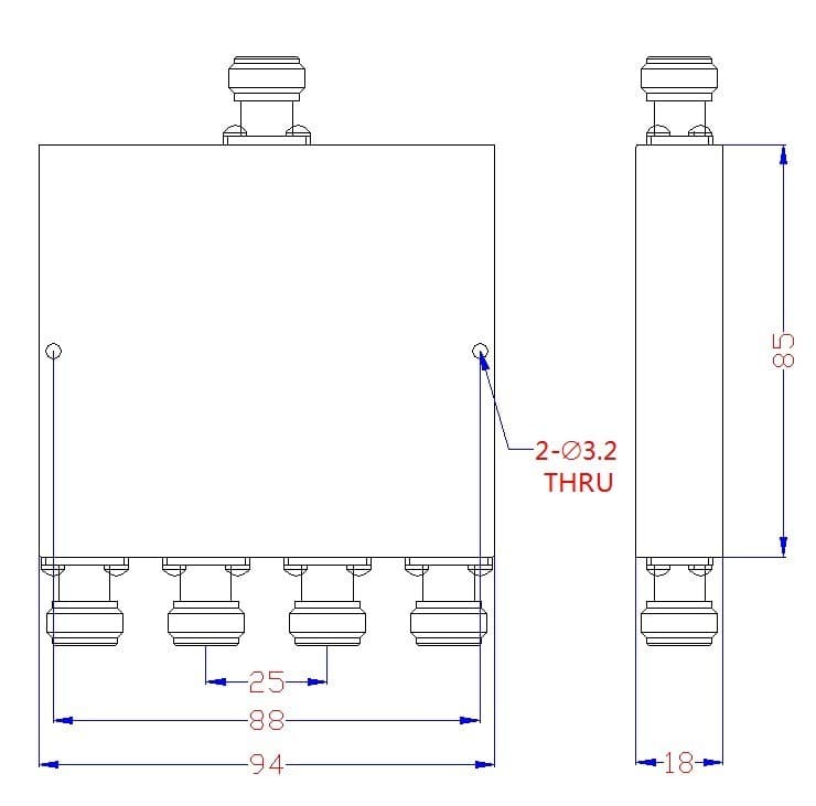 PicoCoupler 1/4 - 698/6000 МГц