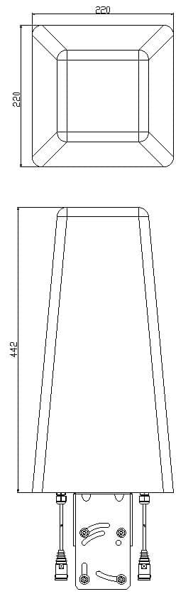 Антенна PicoCell AL-600/4200-9 MIMO