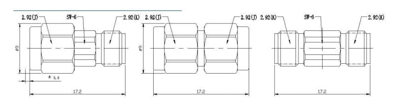 Коаксиальный фиксированный аттенюатор PicoCell PXSJ2W-2.92-40GHz-10dB