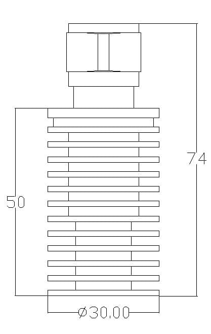 Коаксиальный фиксированный терминатор PicoCell PFZ-DC/6-N-male (10W)