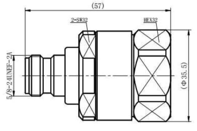 Разъем N-112-7/8 female