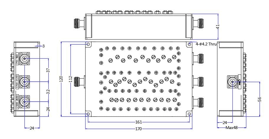 Комбайнер 3x1 FBS-791/1710/2300-N
