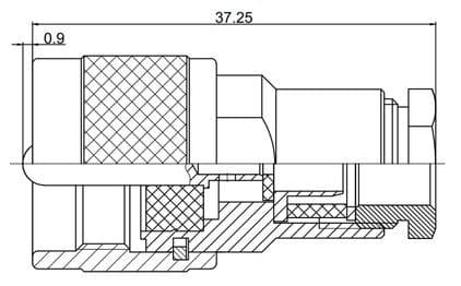 Разъем PL259 UHF-male 5D-FB