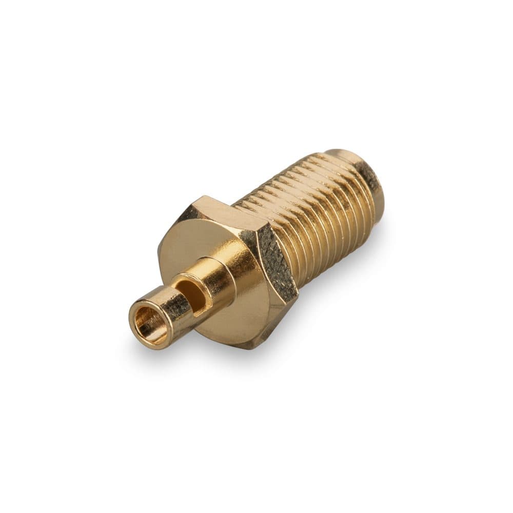 Разъем SMA female на корпус с гайкой для RG405