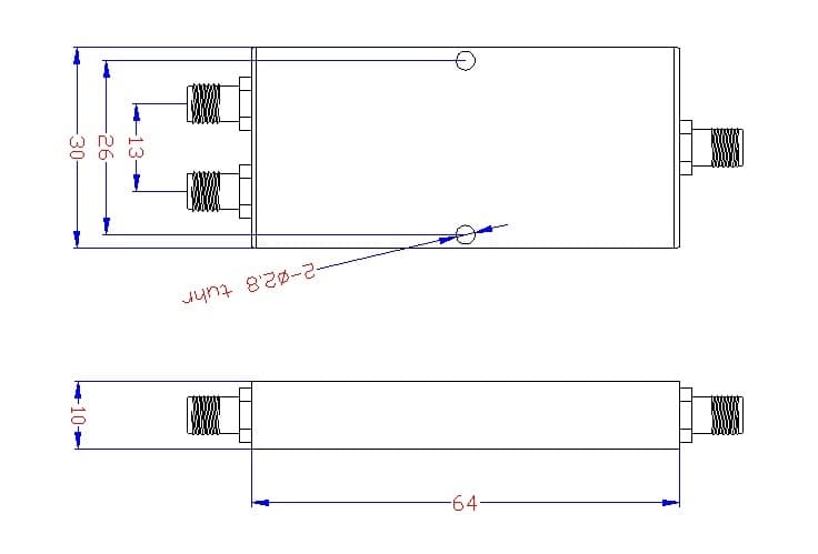 Разветвитель PicoCell MegaCoupler 0.5-6 ГГц - 1/2