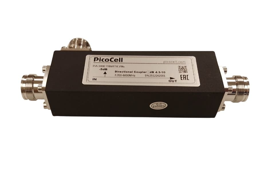 Directional Coupler 7dB (4.3-10F, 700-6000MHz)