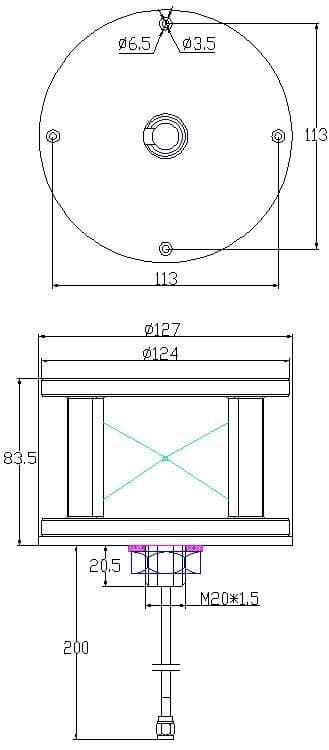 Биконическая антенна PicoCell PIC-0660