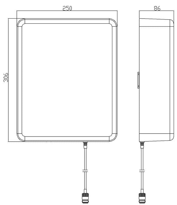Антенна PicoCell AP-380/4200-4/8 ID